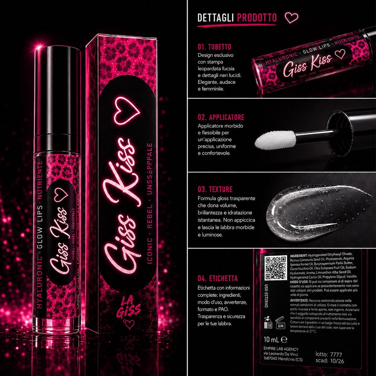GISS KISS™ Hyaluronic Volume Lip Gloss